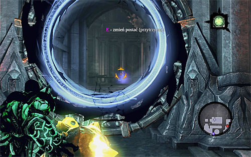 Switch back to the first half and locate a shadowbomb - Find Samael - western part of the Black Stone - The Lord of the Black Stone - Darksiders II - Game Guide and Walkthrough