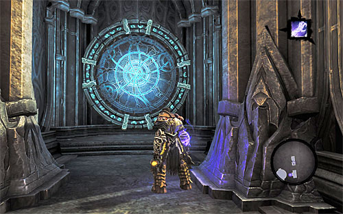 After jumping out of the portal, turn left, which is west - Find Samael - end - The Lord of the Black Stone - Darksiders II - Game Guide and Walkthrough