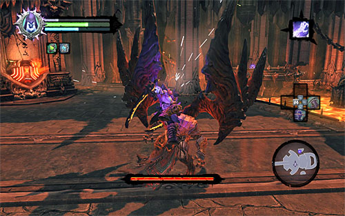 Luckily, the boss is vulnerable to all kinds of attacks, including the standard melee ones - Boss 19 - Samael - The Lord of the Black Stone - Darksiders II - Game Guide and Walkthrough