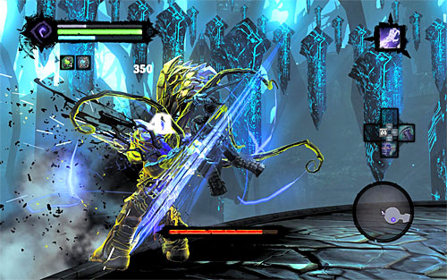 Dealing damage to the Avatar luckily doesn't involve using any restrictions - Boss 20 - Avatar of Chaos - The Well of Souls - Darksiders II - Game Guide and Walkthrough