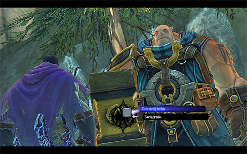 It's best to start looking for Karn only after completing the main quest [The Tears of the Mountain], which is after leaving The Drenchfort - Lost and Found Part 2 - Small quests - Darksiders II - Game Guide and Walkthrough