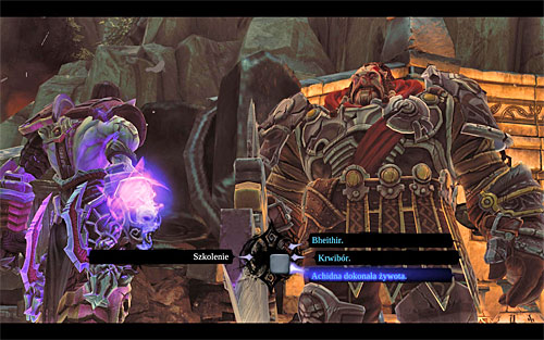 Return to [Tri-Stone], initiate a conversation with Thane and tell him you had killed Achidna - Find and Kill Achidna - Small quests - Darksiders II - Game Guide and Walkthrough