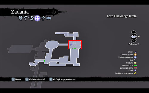 1) [Lair of the Deposed King] - explore the second level of the dungeon's basement and you'll find a hall with a closed door (you need a Skeleton Key to open it) - The Bloodless - Small quests - Darksiders II - Game Guide and Walkthrough