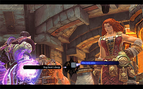 After acquiring the Splinter Bone, make sure you've explored the whole dungeon and go back to the [Maker's Forge] to talk to Alya - The Hammer's Forge - Small quests - Darksiders II - Game Guide and Walkthrough