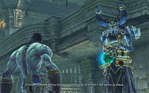 You can unlock this quest during a conversation with the demonic merchant Vulgrim, who can be found in various places all over the game world - Unlocking the quest - The Book of the Dead - Darksiders II - Game Guide and Walkthrough
