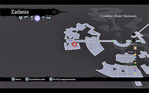 1) You'll find the page while exploring the western part of the Citadel, soon after winning the battle with the first batch of Corrupted Champions - Locations of the Pages - Lostlight - The Book of the Dead - Darksiders II - Game Guide and Walkthrough