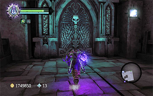 Take the door on the opposite end of the ledge you're presently on (the above screen) - Visit the Soul Arbiter's Maze - The Chancellor's Quarry - Darksiders II - Game Guide and Walkthrough
