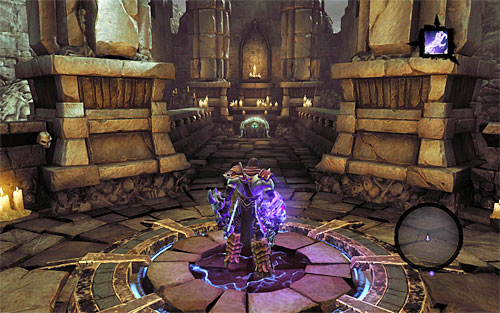 To reach the treasure room (the above screen), use the following portals - Level I - Declination - The Chancellor's Quarry - Darksiders II - Game Guide and Walkthrough