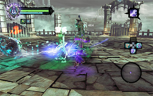 The fifth level of the Soul Arbiter's Maze is where you encounter Skeletal Archers, Undead Generals and Liches with their summoned creatures - Level V - Deception - The Chancellor's Quarry - Darksiders II - Game Guide and Walkthrough