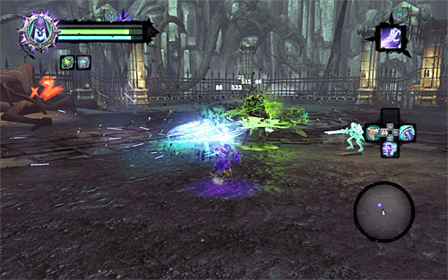 On the sixth level of the Soul Arbiter's Maze you going to have to deal with hostile Wraiths, Abominations, Vengeful Spirits and Liches, with their summoned creatures as usual - Level VI - Isolation - The Chancellor's Quarry - Darksiders II - Game Guide and Walkthrough