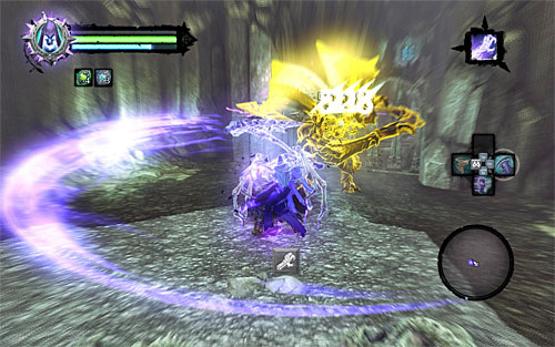 The ninth level of the Soul Arbiter's Maze is occupied by Undead Prowlers, Undead Stalkers, Undead Scarabs and Undead Scarab Hulks - Level IX - Benedication - The Chancellor's Quarry - Darksiders II - Game Guide and Walkthrough