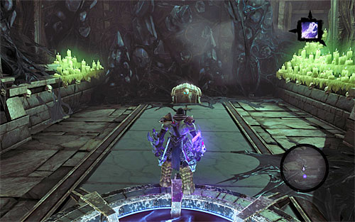 To reach the treasure room (the above screen), use the following portals - Level X - Ascension - The Chancellor's Quarry - Darksiders II - Game Guide and Walkthrough