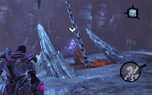 1) You can find the stone in one of the first caverns of Boneriven, which you can access by taking one of two paths, and in which you need to use shadowbombs - Mystic Stonebites locations - The Kingdom of the Dead - Sticks and Stones - Darksiders II - Game Guide and Walkthrough