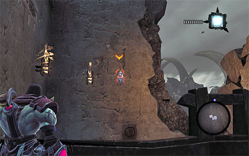 2) You can find the stone in the large tower to the south-east (screenshot 1) - Power Stonebites locations - The Kingdom of the Dead - Sticks and Stones - Darksiders II - Game Guide and Walkthrough
