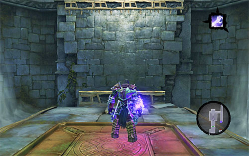 Run towards to new door and you'll find yourself in a larger hall - Weeping Crag - Additional Locations - Darksiders II - Game Guide and Walkthrough