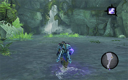 After reaching the surface, grab onto the edges and make your way north-west - Weeping Crag - Additional Locations - Darksiders II - Game Guide and Walkthrough