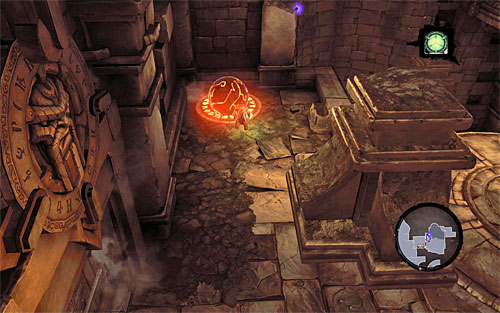 Use the interactive hook again to get to the balcony with the second switch - The Nook - The lower levels of the dungeon - Additional Locations - Darksiders II - Game Guide and Walkthrough