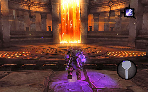 Carefully, jump down to the chain and continue south - The Scar - Reaching Gharn - Additional Locations - Darksiders II - Game Guide and Walkthrough
