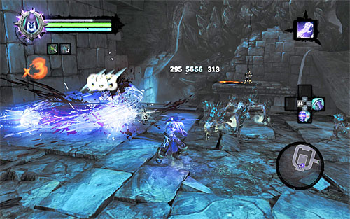 Go through the hallway leading west, and wall-run once you reach a gap - there are two ledges to hold on to on the way - Shattered Forge - Additional Locations - Darksiders II - Game Guide and Walkthrough