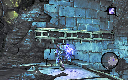 When they're gone, climb the ledge - Shattered Forge - Additional Locations - Darksiders II - Game Guide and Walkthrough