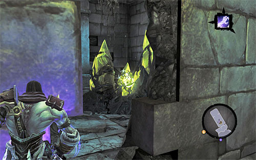 Go back to the first activated portal and jump through - Forge Lands - Other Locations - Additional Locations - Darksiders II - Game Guide and Walkthrough