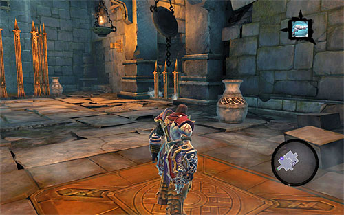 Step on the pressure plate shown above and activate Soul Splitter again - Forge Lands - Other Locations - Additional Locations - Darksiders II - Game Guide and Walkthrough