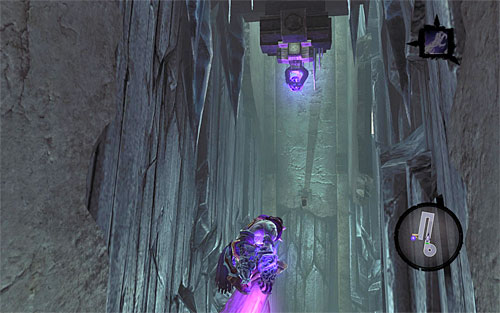 There, in the narrow hallway, approach the edge and start going down by grabbing onto interactive handholds - Lair of the Deposed King - Exploring the lower levels of the dungeon - Additional Locations - Darksiders II - Game Guide and Walkthrough