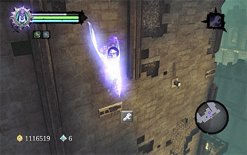 Wall-run again, using a ledge on the way - Lair of the Deposed King - Exploring the upper level of the dungeon - Additional Locations - Darksiders II - Game Guide and Walkthrough
