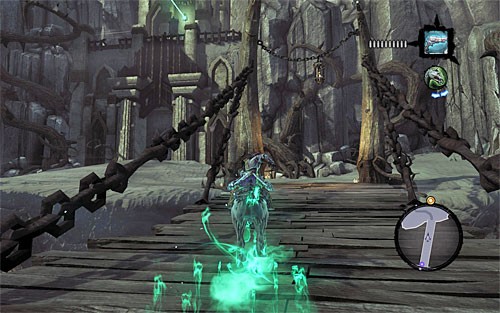 Go back all the way down (you can jump from the top ledge, you won't get any damage) and head back north, to the Breach (the above screen) - The Breach - Exploring the ruins - Additional Locations - Darksiders II - Game Guide and Walkthrough