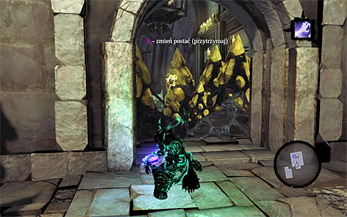 Take control over the first half for the last time, and use the traded shadowbomb to unlock the passageway pictured above - Sentinel's Gaze - Exploring Sentinels Gaze - Additional Locations - Darksiders II - Game Guide and Walkthrough