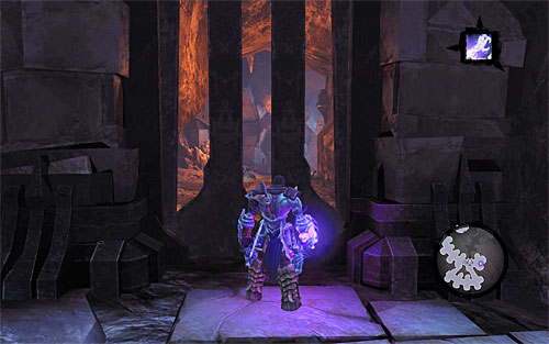Afterwards, loot the two nearby chests and have Death stand in front of the above gate - Sentinel's Gaze - Exploring Boneriven - Additional Locations - Darksiders II - Game Guide and Walkthrough