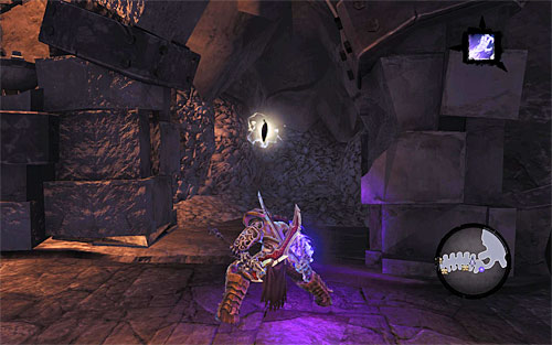 Head south-east, but don't forget to look around for a legendary Keel Talisman (the above screen), three chests and a Soul Arbiter's Scroll - Sentinel's Gaze - Exploring Boneriven - Additional Locations - Darksiders II - Game Guide and Walkthrough