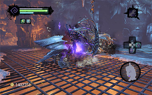 Unfortunately, killing the Undead Scarab Hulk won't end the matter, because two other Hulks will appear on the arena next - Sentinel's Gaze - Exploring Boneriven - Additional Locations - Darksiders II - Game Guide and Walkthrough