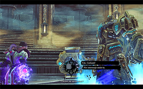Upon arriving at the Crucible, listen carefully to the fight manager as he explains the rules of this place - The Crucible - Other - Darksiders II - Game Guide and Walkthrough