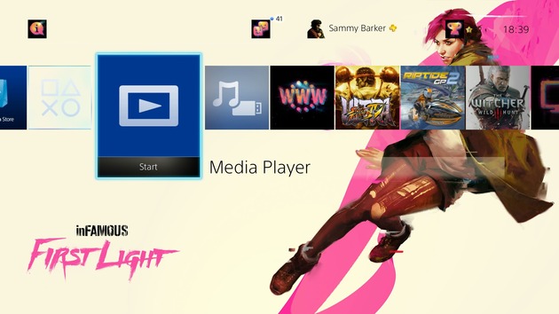 PS4 Media Player Photos Music Videos DLNA App PlayStation