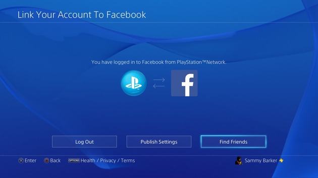 Find Facebook Friends PS4 PlayStation 4 Guide