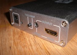 The HDMI converter is well built and performs its task admirably