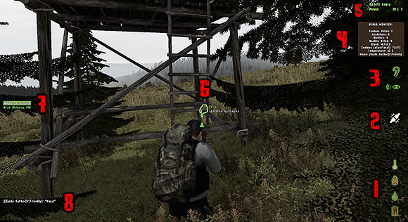 1 - Interface - DayZ - Game Guide and Walkthrough