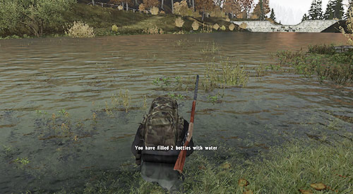 In order to fill up the canteen, you need to find a source of sweet water or a well (present at almost each city and village) - Thirst - Status effects - DayZ - Game Guide and Walkthrough
