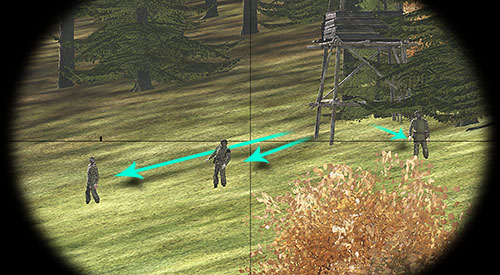 The direction at which freshly created zombies walk is random, though they have a tendency to walk down if the terrain is sloping - Avoiding Zeds - Zombies from A to Zed - DayZ - Game Guide and Walkthrough