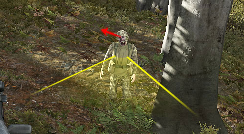 It's important to understand a zombie's field of view - Avoiding Zeds - Zombies from A to Zed - DayZ - Game Guide and Walkthrough