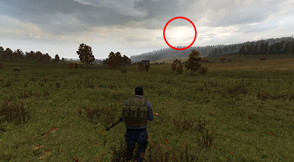 One of the most obvious ways of determining directions is observing the sun - Finding north - Navigation - DayZ - Game Guide and Walkthrough