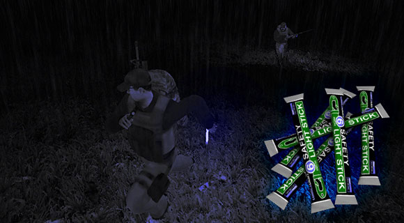 Chemical light is nothing else but fluorescent tubes which start glowing after they get broken - Chemical light - Surviving the night - DayZ - Game Guide and Walkthrough