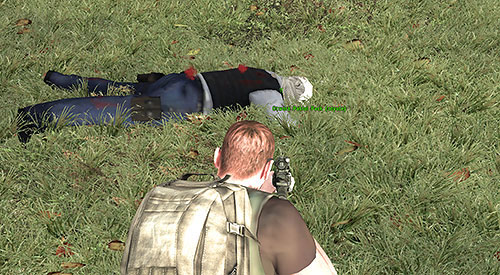 If the situation is under control or you will just want to get the equipment at all cost, quickly take whatever you want and hide the corpse by using a proper option from the menu - First contact - PVP, interacting with other players - DayZ - Game Guide and Walkthrough