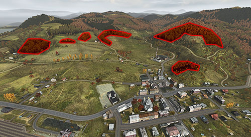 The hills rising to the north of Elektrozavodsk is another place where bandits camp days and nights on populated servers - Bandits and their favourite hunting spots - PVP, interacting with other players - DayZ - Game Guide and Walkthrough