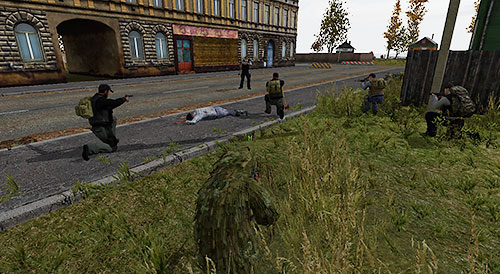 If you're among a small group of players who have chosen the lights side of the force, it's much easier to pacify potential threats without having to kill - Playing in a group, camps - PVP, interacting with other players - DayZ - Game Guide and Walkthrough
