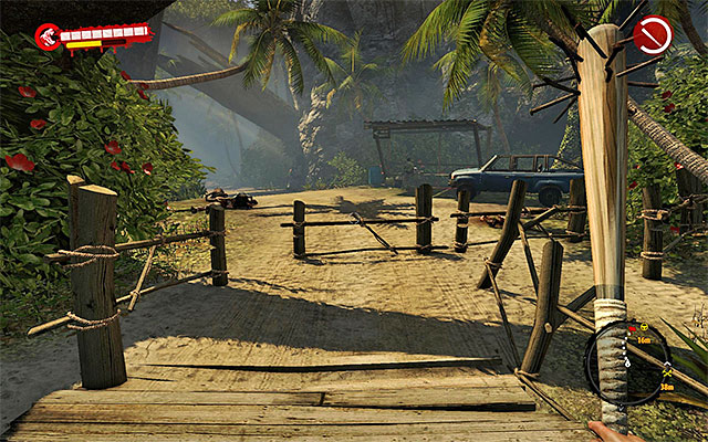 You can get there in many ways, but the best one is to choose an eastern exit from Paradise Survival Camp what takes you to a bigger path where the car is parked - Ask about the boat - Chapter 2 - New Beginnings - Dead Island Riptide - Game Guide and Walkthrough