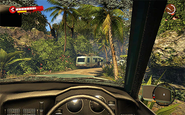 Usage of boat isnt the only possibility, you can also use a car - Get through the jungle - Chapter 2 - Pathfinders - Dead Island Riptide - Game Guide and Walkthrough