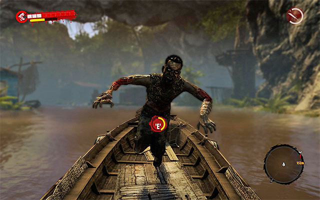 During your journey, dont try to ram zombies in the water - Get through the jungle - Chapter 2 - Pathfinders - Dead Island Riptide - Game Guide and Walkthrough
