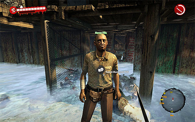 Go to the Marcus Villa and talk to him - Talk with Marcus Villa - Chapter 3 - Where the Dead Live - Dead Island Riptide - Game Guide and Walkthrough